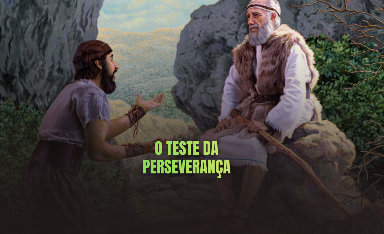 O TESTE DA PERSEVERANÇA Texto base: 2 Reis 2:1-6 “E aconteceu que, subindo eles de Gilgal, dizia Elias a Eliseu: ‘Fica aqui, porque o Senhor me envia a Betel.’ E Eliseu disse: ‘Vive o Senhor e vive a tua alma que não te deixarei.’ E foram a Betel.” Textos de apoio: Hebreus 12:1; Tiago 1:12; Romanos 5:3-4