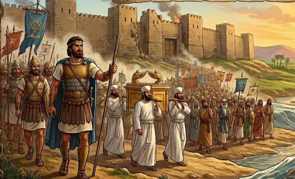 JOSUÉ E A CONQUISTA DA TERRA PROMETIDA: VITÓRIA PELA FÉ Texto base: Josué 1:1–9 Textos de apoio: Josué 6; Hebreus 11:30; Números 13–14