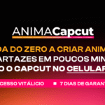 Imagem promocional do Anima CapCut para aprender a animar cartazes de cultos e eventos de igrejas