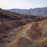 Montanhas e paisagem do deserto do Neguebe, imagem ilustrativa do contexto geográfico de Israel no Antigo Testamento